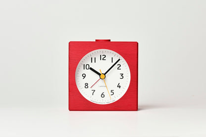 Lemnos farbe（ファルベ）レッド 置き時計 PA25-01 RE