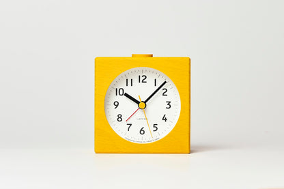 Lemnos farbe（ファルベ）イエロー 置き時計 PA25-01 YE