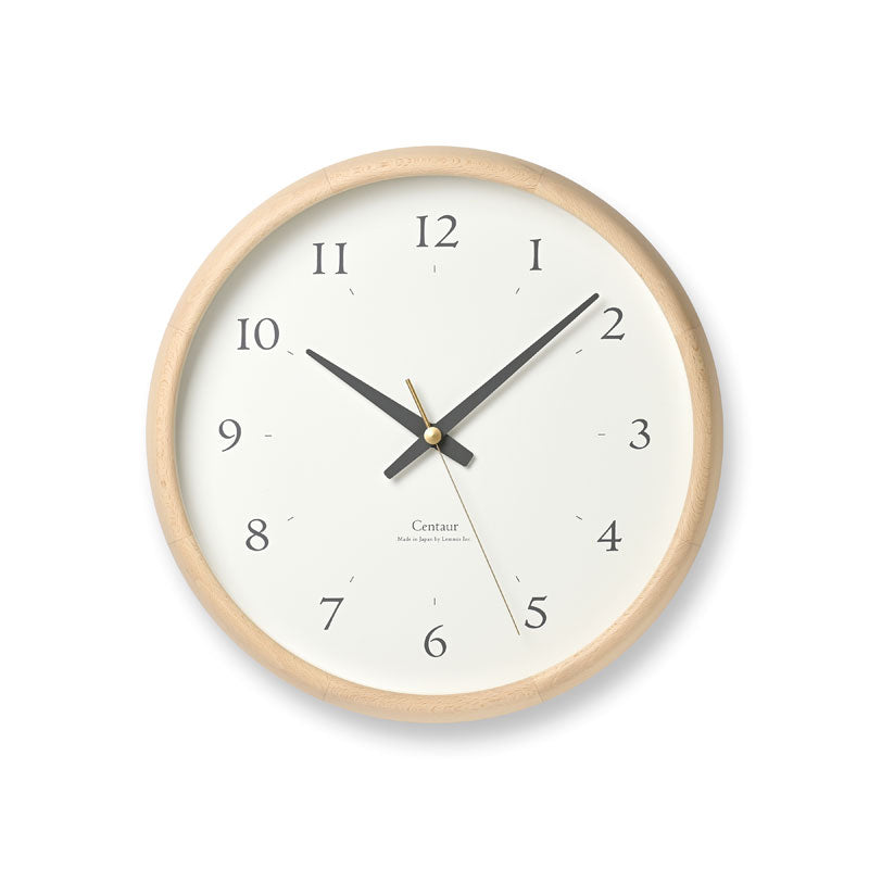 Lemnos Centaur Clock（セントール クロック）ホワイト  掛け時計  PC23-14 WH
