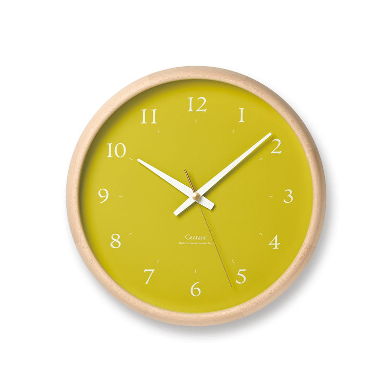 Lemnos Centaur Clock（セントール クロック）イエロー  掛け時計  PC23-14 YE
