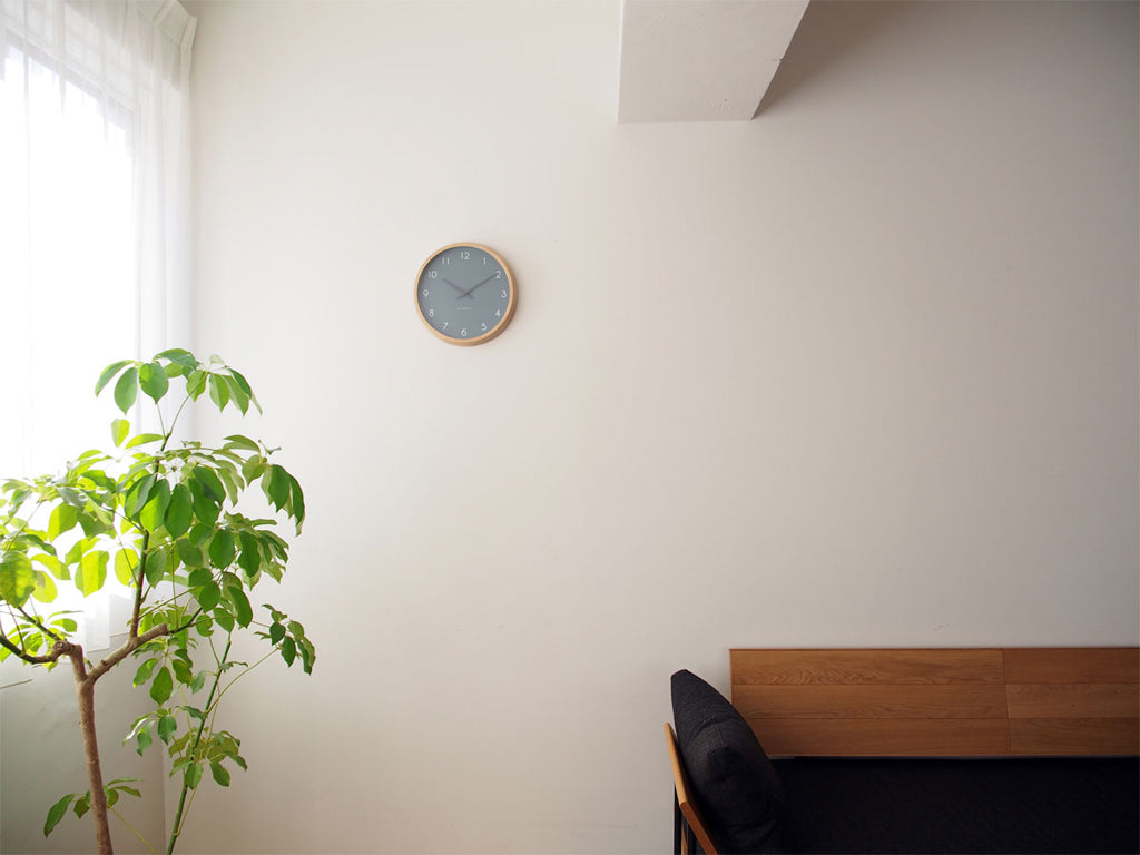 Lemnos Campagne couleur（カンパーニュ クルール）ブルー  掛け時計  PC24-03 BL