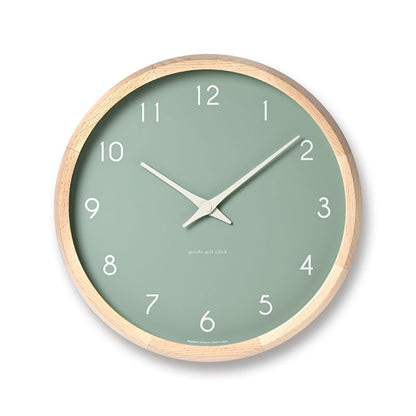 Lemnos Campagne couleur（カンパーニュ クルール）グリーン 掛け時計  PC24-03 GN