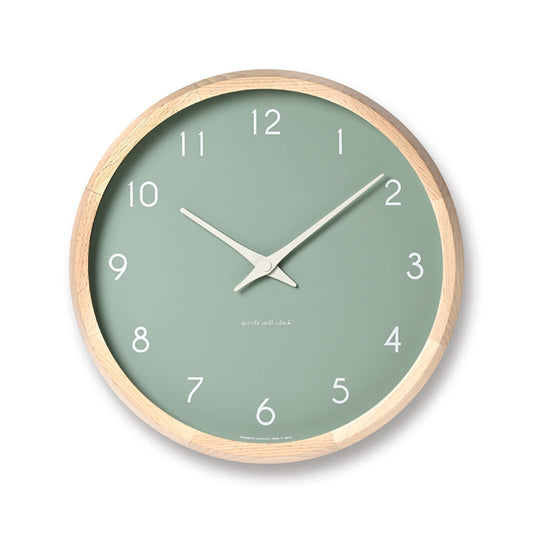 Lemnos Campagne couleur（カンパーニュ クルール）グリーン 掛け時計  PC24-03 GN