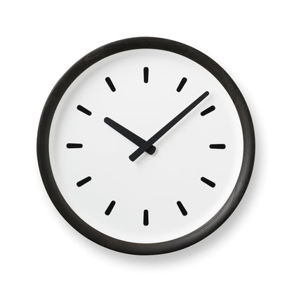 Lemnos basin line（ベイスン ライン）ブラック 壁掛け時計 PIL23-05 BK