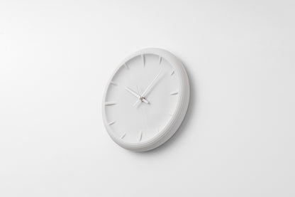 Lemnos RELIEF（レリーフ）ホワイト 掛け時計 RF22-06 WH