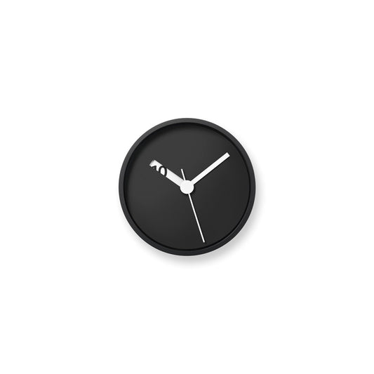 Lemnos Extra Normal Clock（エクストラノーマル クロック）ブラック 掛け置き兼用 RM24-07 BK