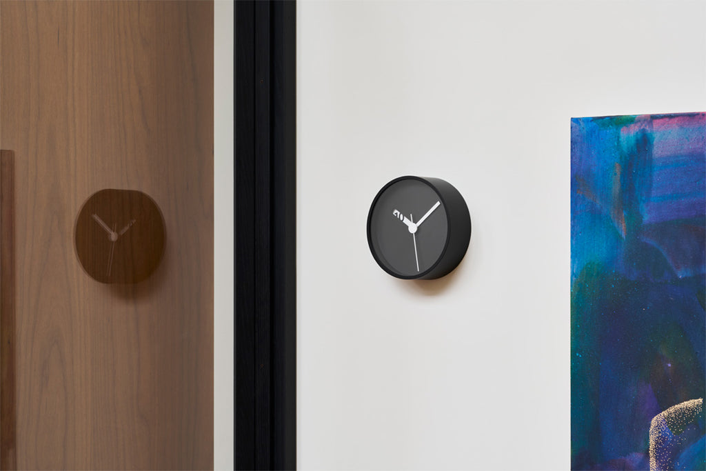 Lemnos Extra Normal Clock（エクストラノーマル クロック）ブラック 掛け置き兼用 RM24-07 BK