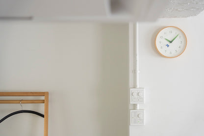 Lemnos とまり木の時計 ルリシジミ 掛け時計  SUR18-16 RURI