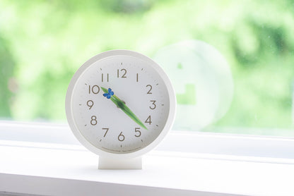 Lemnos とまり木の時計 mini ルリシジミ 掛け置き兼用  SUR20-06 RURI