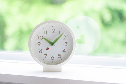 Lemnos とまり木の時計 mini てんとう虫 掛け置き兼用  SUR20-06 TENTO