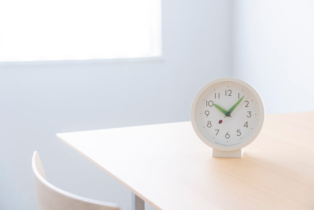 Lemnos とまり木の時計 mini てんとう虫 掛け置き兼用  SUR20-06 TENTO