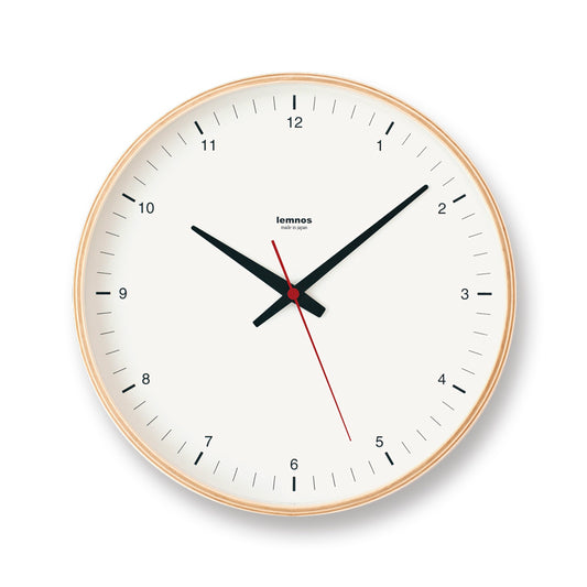 Lemnos Plywood clock（プライウッド クロック）壁掛け時計 T1-017(1)