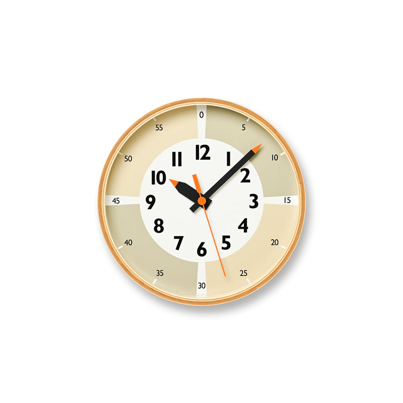 Lemnos fun pun clock with color! [ ふんぷんくろっく ウィズ カラー