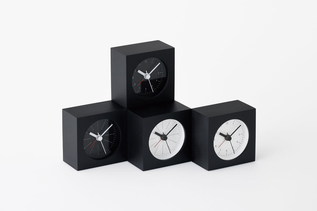 Lemnos City Pop （シティポップ）ブラック 置き時計 YK19-18 BK