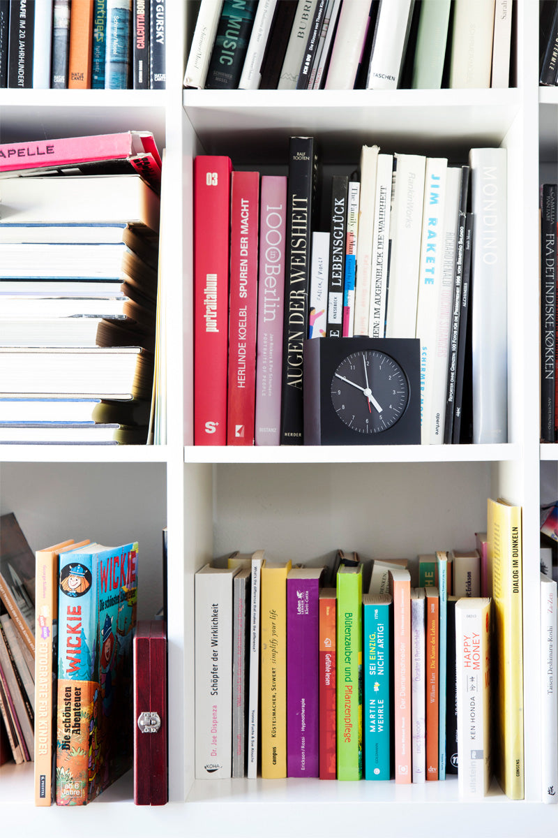 Lemnos City Pop L（シティポップ エル）ブラック 置き時計 YK22-05 BK