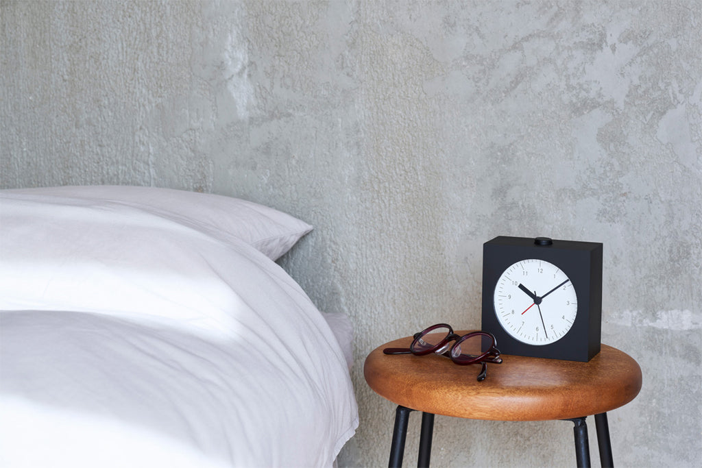 Lemnos City Pop L（シティポップ エル）ホワイト 置き時計 YK22-05 WH