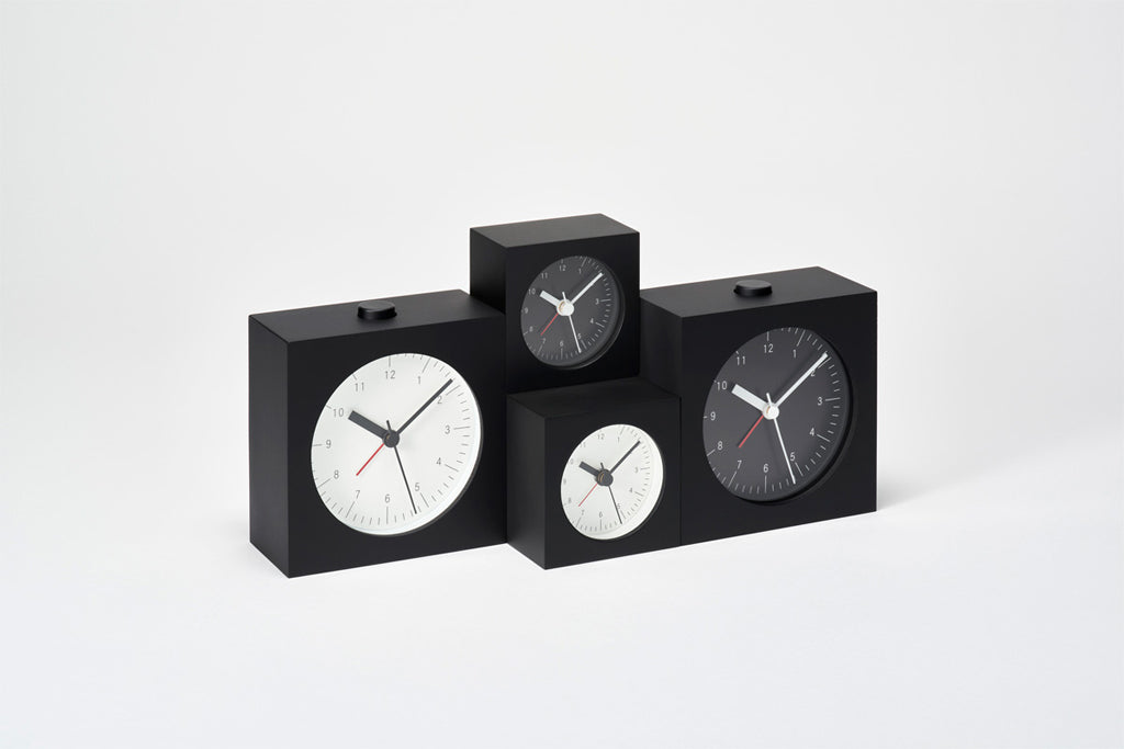 Lemnos City Pop L（シティポップ エル）ホワイト 置き時計 YK22-05 WH