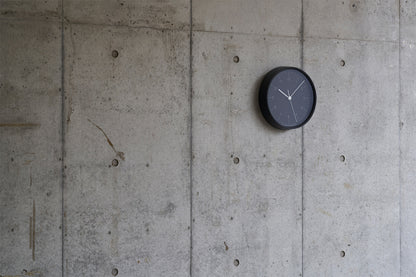 Lemnos City Pop （シティポップ）ブラック 壁掛け時計 YK23-03 BK