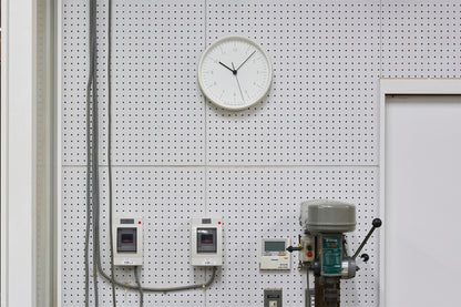 Lemnos City Pop （シティポップ）ホワイト 壁掛け時計 YK23-03 WH