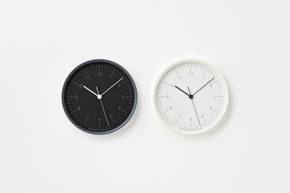 Lemnos City Pop （シティポップ）ブラック 壁掛け時計 YK23-03 BK