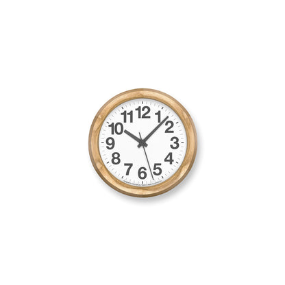 Lemnos Clock A Small OAK（クロック エー スモール オーク）掛け時計 YK24-14