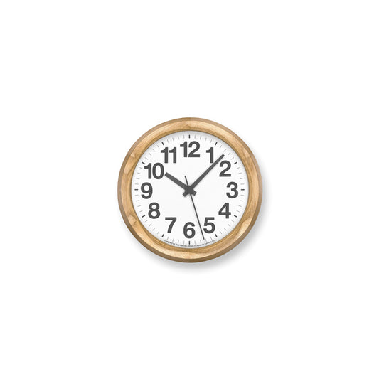 Lemnos Clock A Small OAK（クロック エー スモール オーク）掛け時計 YK24-14