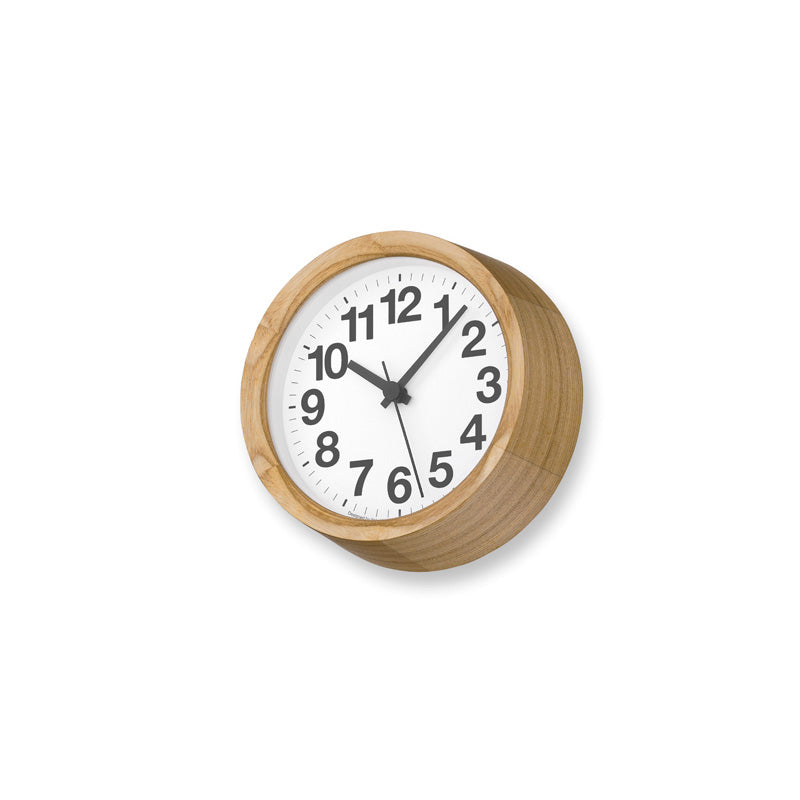 Lemnos Clock A Small OAK（クロック エー スモール オーク）掛け時計 YK24-14