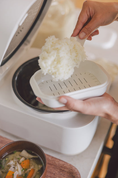 marna（マーナ）極 冷凍ごはん容器 大 ホワイト 2個入