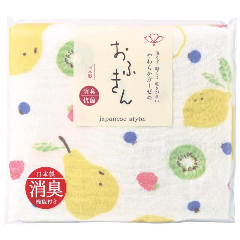 japanese style やわらかガーゼのふきん 日本製 泉州 抗菌防臭コットン使用 全8種  ループ付き