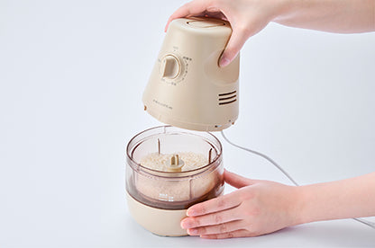 récolte（レコルト）コンパクト精米機 クリームホワイト