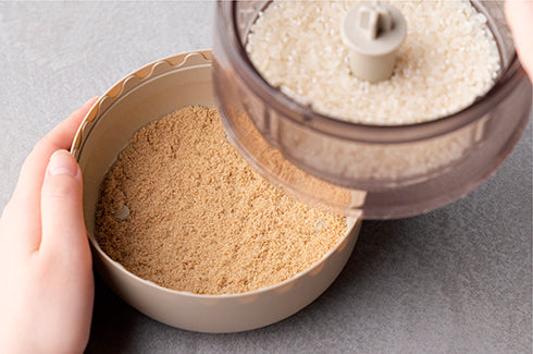 récolte（レコルト）コンパクト精米機 クリームホワイト