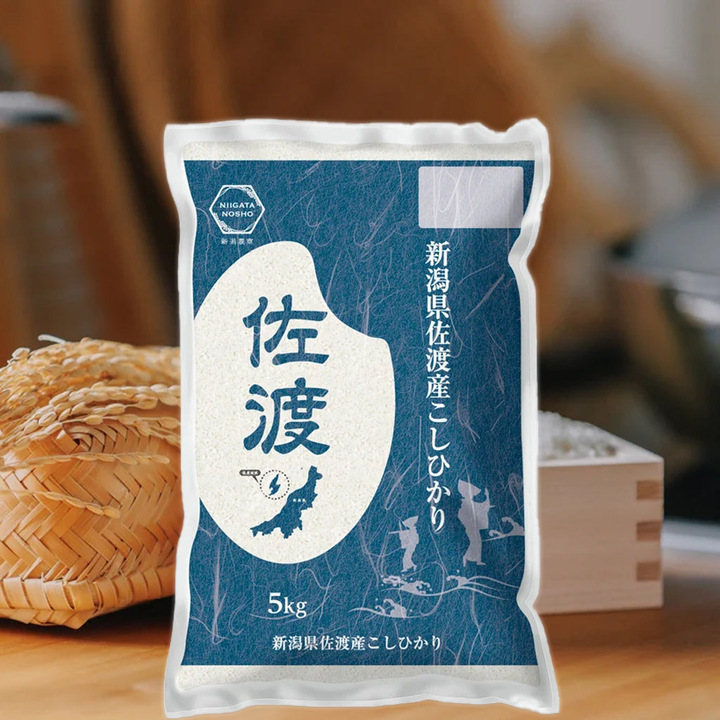 令和8年度産＊新米】佐渡産 こしひかり 5kg 精米 ＜ラッピング対象外