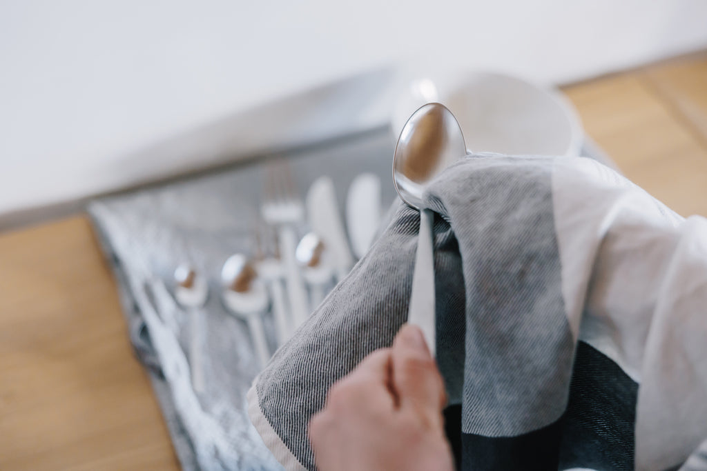 Georg Jensen Damask（ジョージ ジェンセン ダマスク）TEA TOWEL BECKER63（ティータオル ベッカー63）キッチンタオル  大判 50×80cm