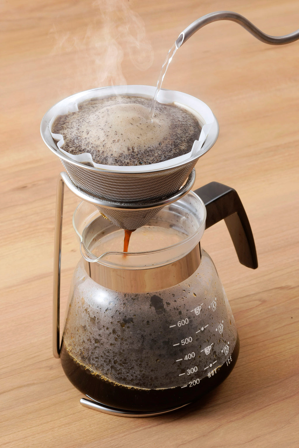 茶考具 ドリッパー&スタンド ステンレス製 日本製 【メーカー欠品中 6月中旬入荷予定】