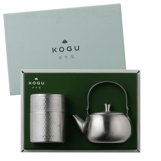 茶考具 2点Cセット（急須・茶筒） ステンレス製 日本製