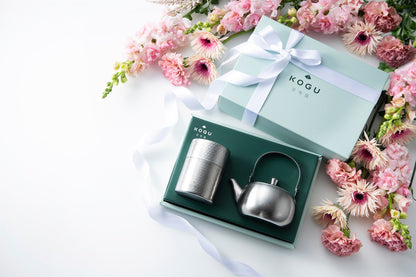 茶考具 2点Cセット（急須・茶筒） ステンレス製 日本製