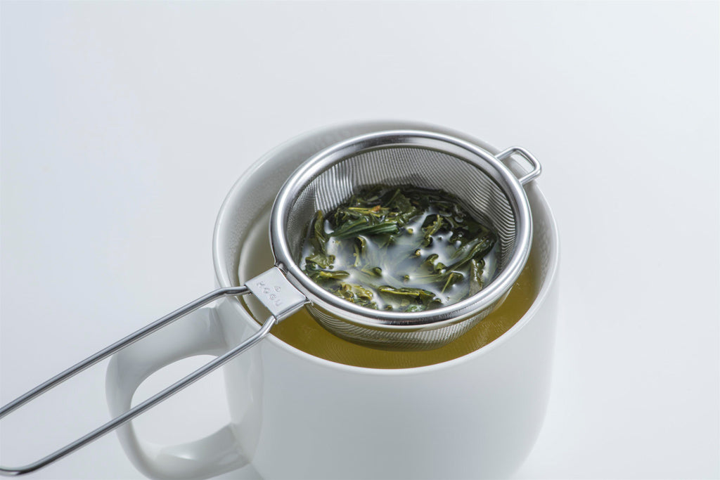 茶考具 茶葉を出さない茶こし 小 ステンレス製 日本製