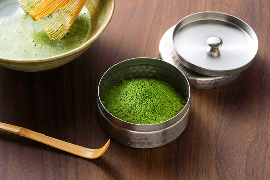 茶考具 抹茶缶 ステンレス製 日本製