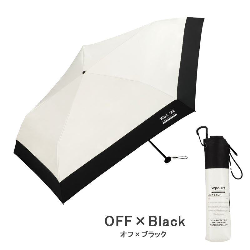 Wpc.ワールドパーティ IZA（イーザ）LIGHT＆SLIM（ライト＆スリム）  日傘 折りたたみ 大人の男性の晴雨兼用傘《ZA007》