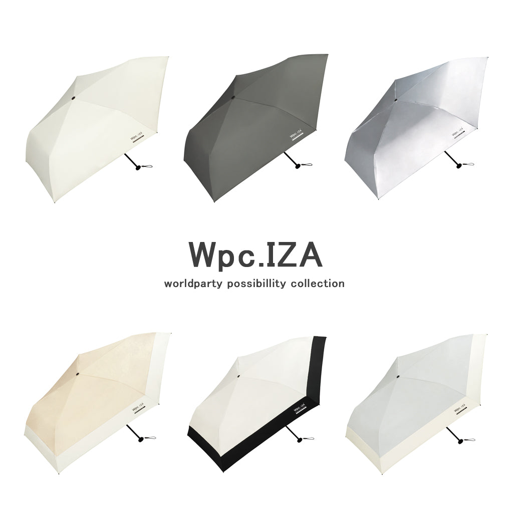 Wpc.ワールドパーティ IZA（イーザ）LIGHT＆SLIM（ライト＆スリム）  日傘 折りたたみ 大人の男性の晴雨兼用傘《ZA007》