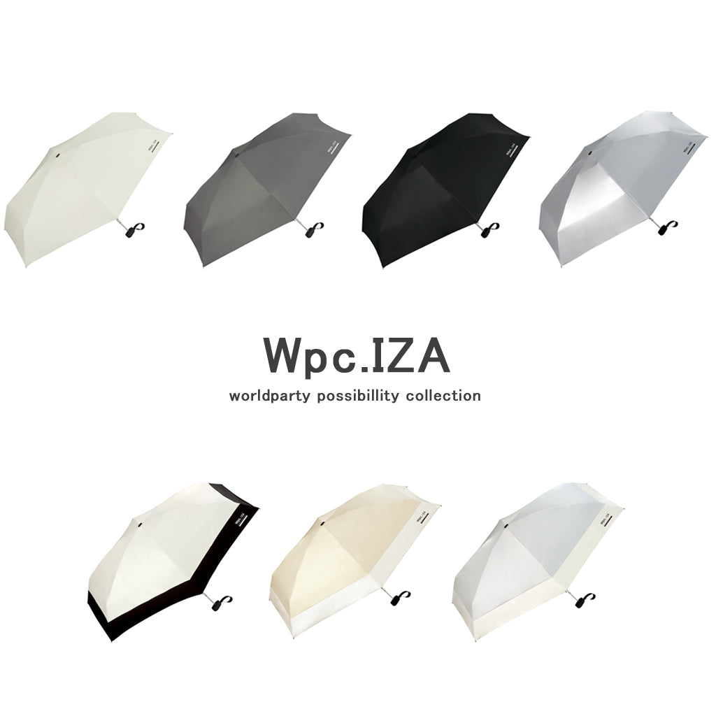 Wpc.ワールドパーティ IZA（イーザ）COMPACT（コンパクト）  日傘 折りたたみ 大人の男性の晴雨兼用傘《ZA003》