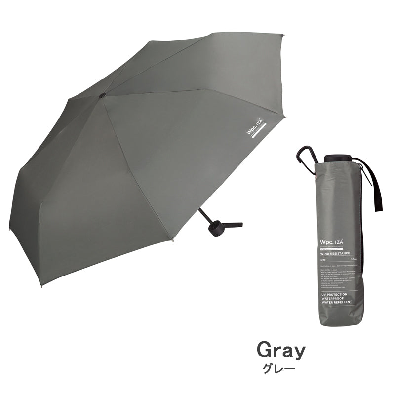 Wpc.ワールドパーティ IZA（イーザ）WIND RESISTANCE（ウィンドレジスタンス） 日傘 折りたたみ 大人の男性の晴雨兼用傘《ZA014》
