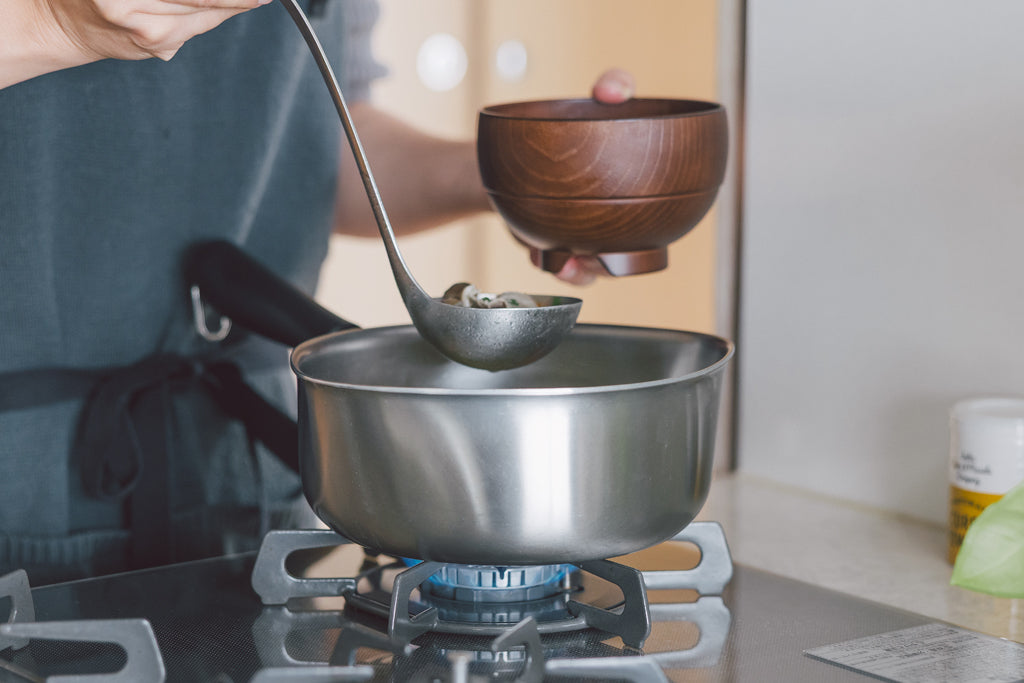 柳 宗理 片手鍋 18cm ステンレス・アルミ三層鋼 つや消し