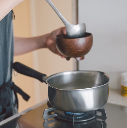 柳 宗理 片手鍋 18cm ステンレス・アルミ三層鋼 つや消し